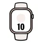 Apple Watch Series 10 GPS + Cellular 42 mm Oro rosa con Correa Deportiva Rosa Rubor M/L